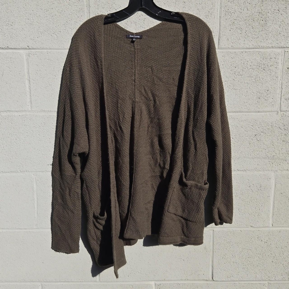 Pink Clover Men's Tan Cardigan Sweater